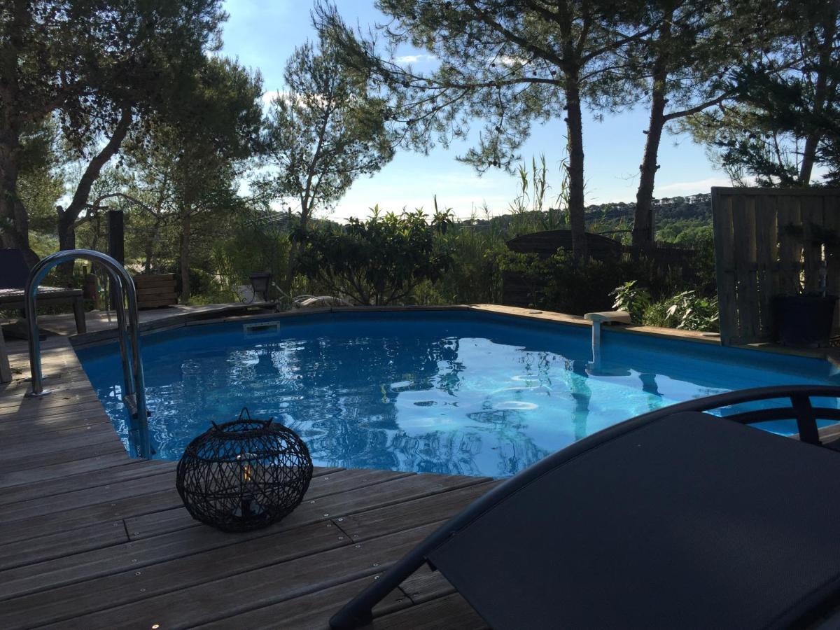 Villa En Bordure De Colline*Piscine*Clim*Netflix Les Matelles Buitenkant foto